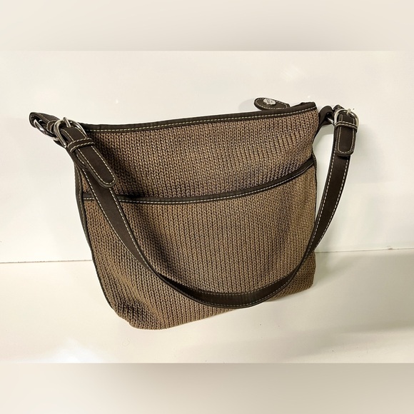 THE SAK Brown crochet Lumi shoulder hobo Bag - Picture 7 of 12